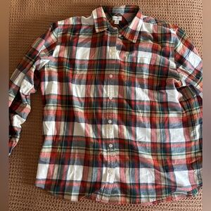 J. Crew Multicolor Plaid Button Down Shirt